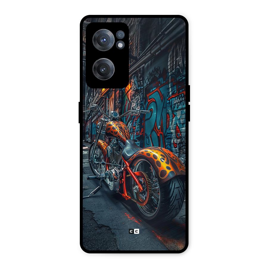 Orange Fatbike Metal Back Case for OnePlus Nord CE 2 5G