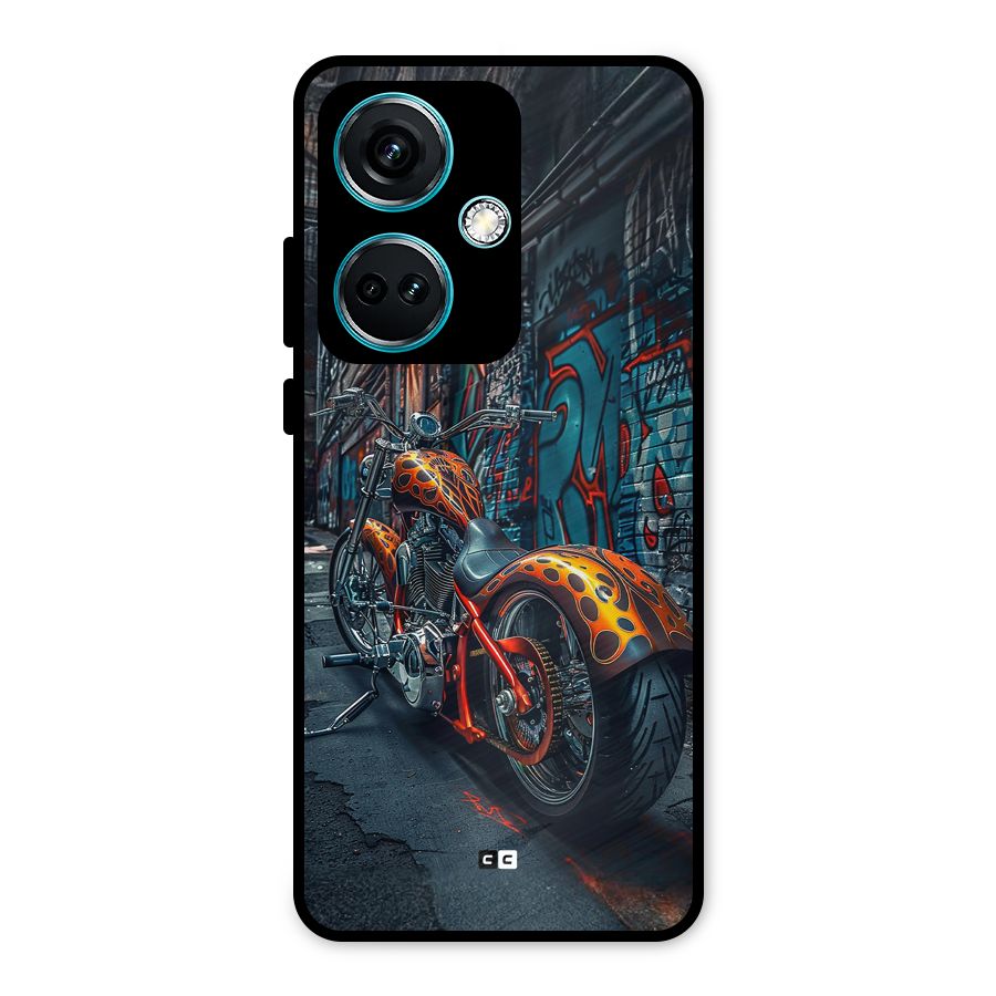 Orange Fatbike Metal Back Case for OnePlus Nord CE 3 5G