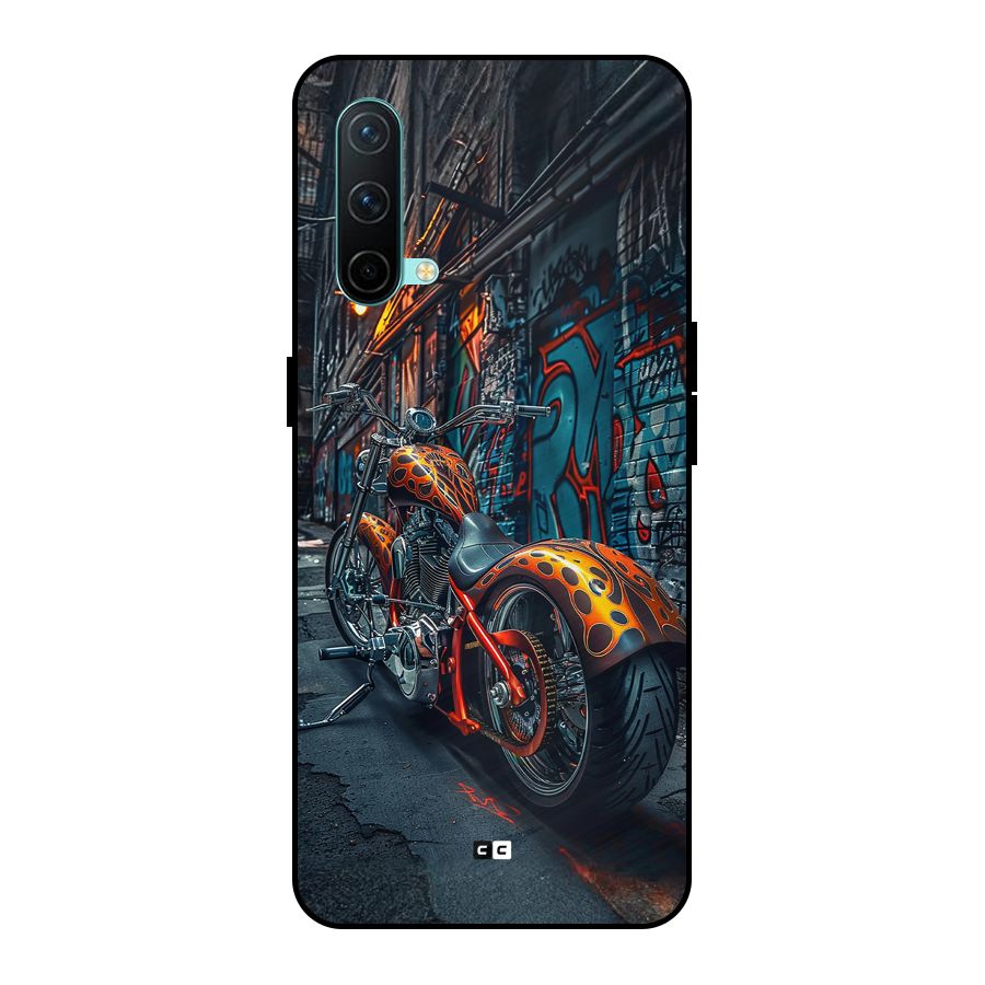 Orange Fatbike Metal Back Case for OnePlus Nord CE 5G