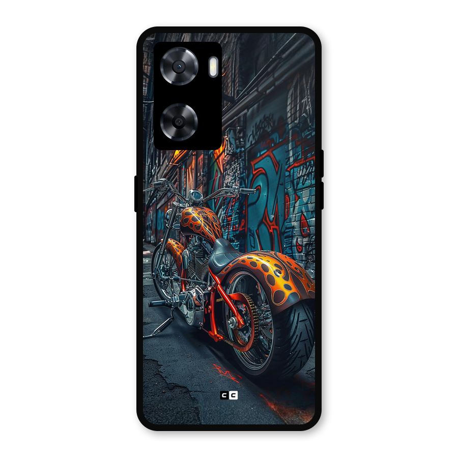 Orange Fatbike Metal Back Case for OnePlus Nord N20 SE