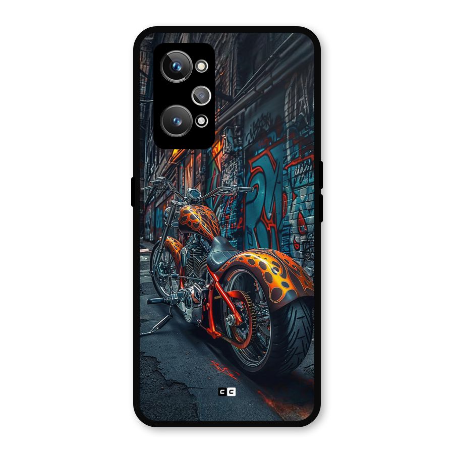 Orange Fatbike Metal Back Case for Realme GT Neo2