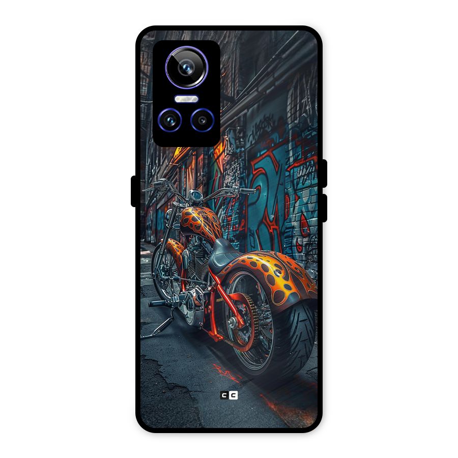 Orange Fatbike Metal Back Case for Realme GT Neo 3