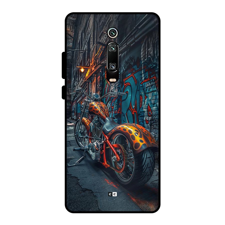 Orange Fatbike Metal Back Case for Redmi K20