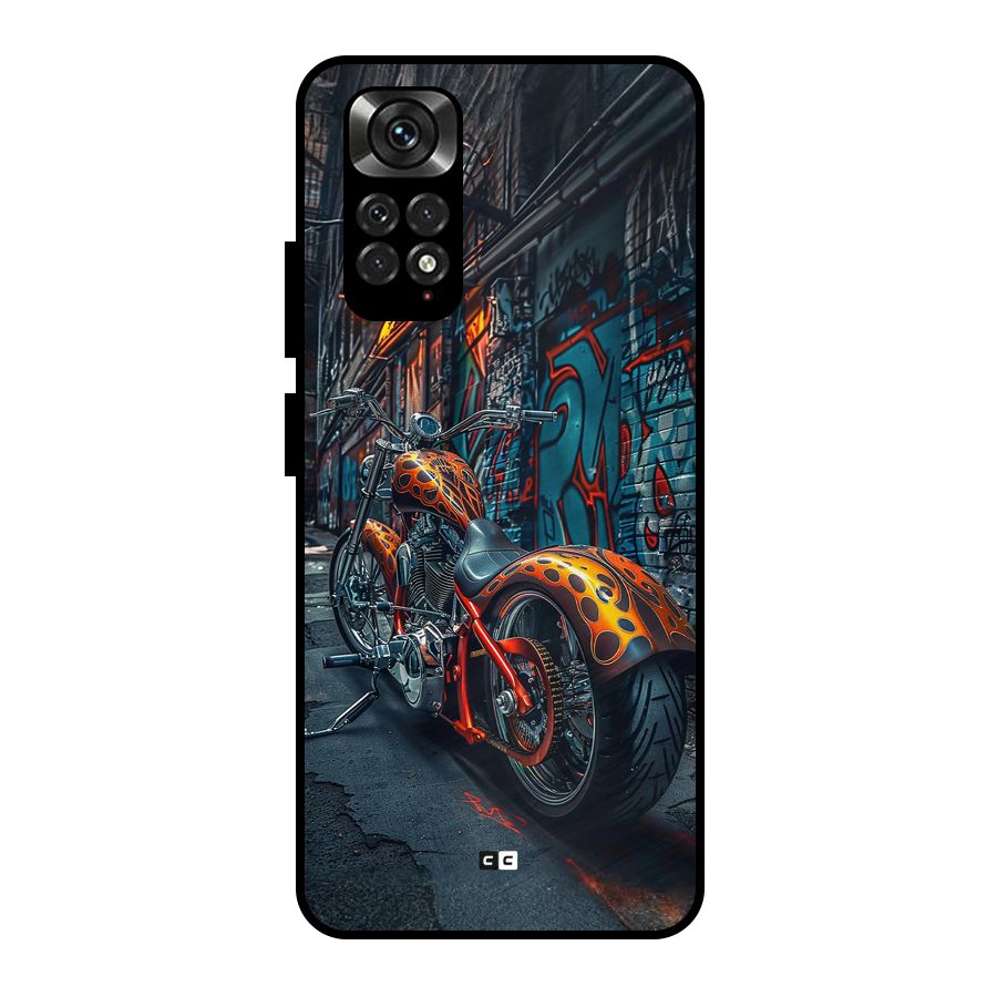 Orange Fatbike Metal Back Case for Redmi Note 11 Pro Plus 5G