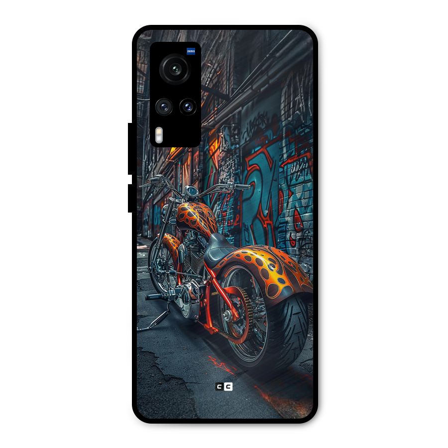 Orange Fatbike Metal Back Case for Vivo X60