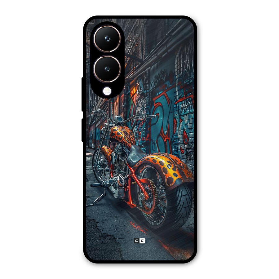 Orange Fatbike Metal Back Case for Vivo Y28