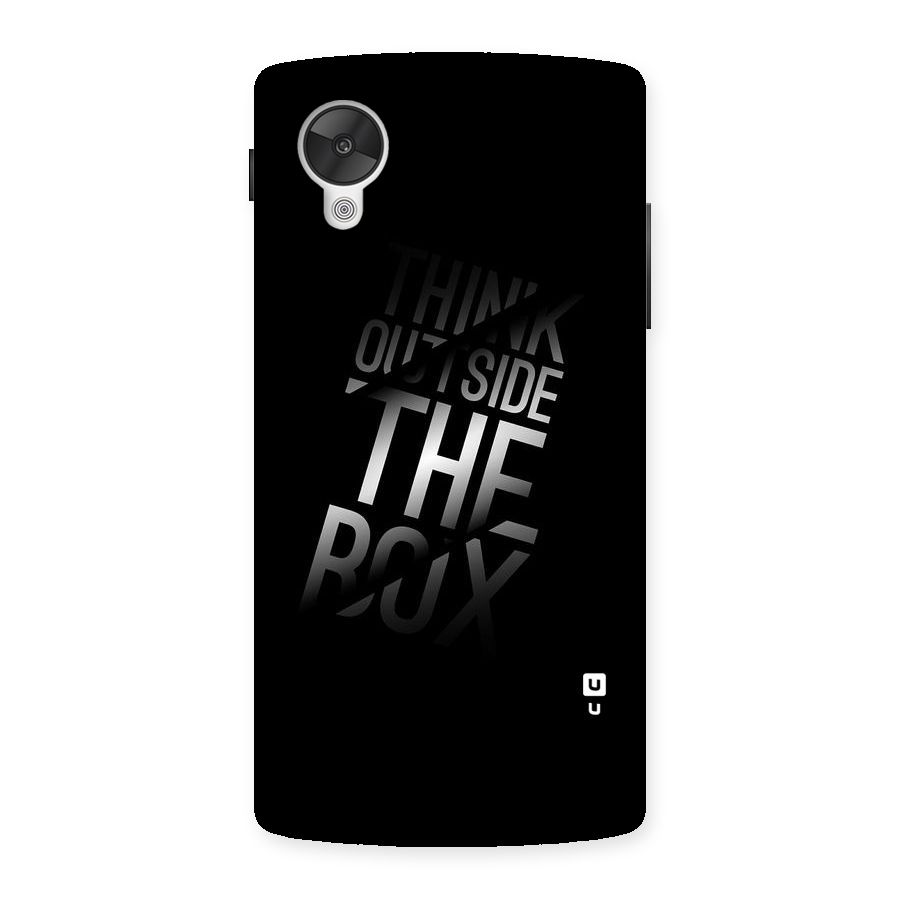 Outside The Box Back Case for Google Nexsus 5