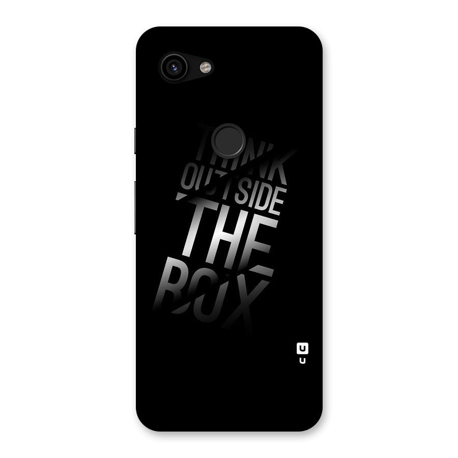 Outside The Box Back Case for Google Pixel 3a