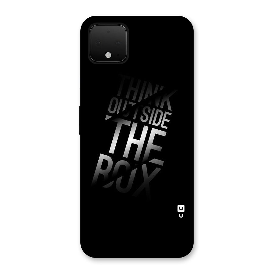Outside The Box Back Case for Google Pixel 4 XL
