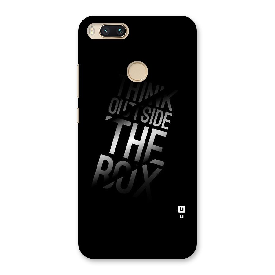 Outside The Box Back Case for Mi A1