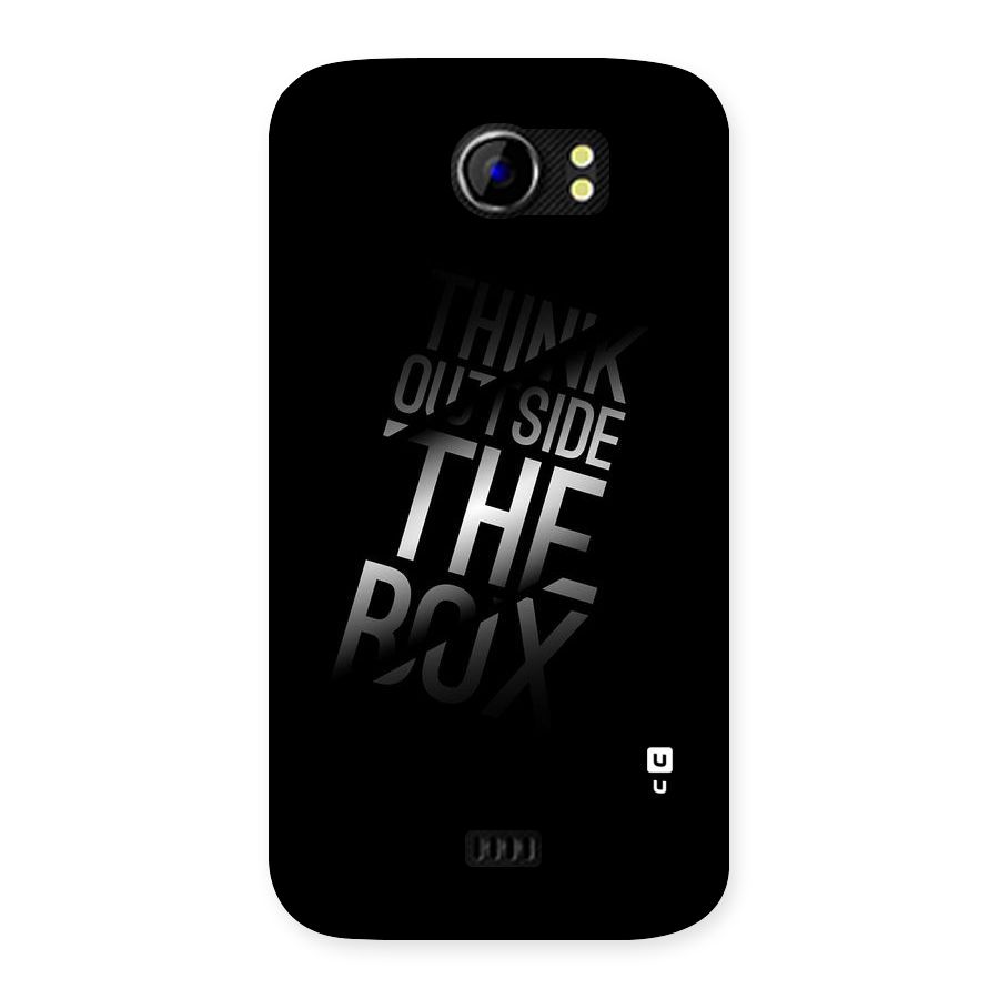 Outside The Box Back Case for Micromax Canvas 2 A110