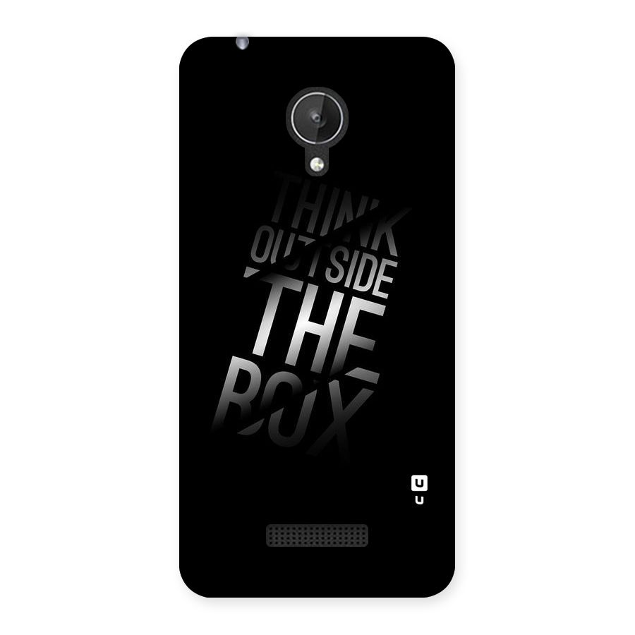 Outside The Box Back Case for Micromax Canvas Spark Q380