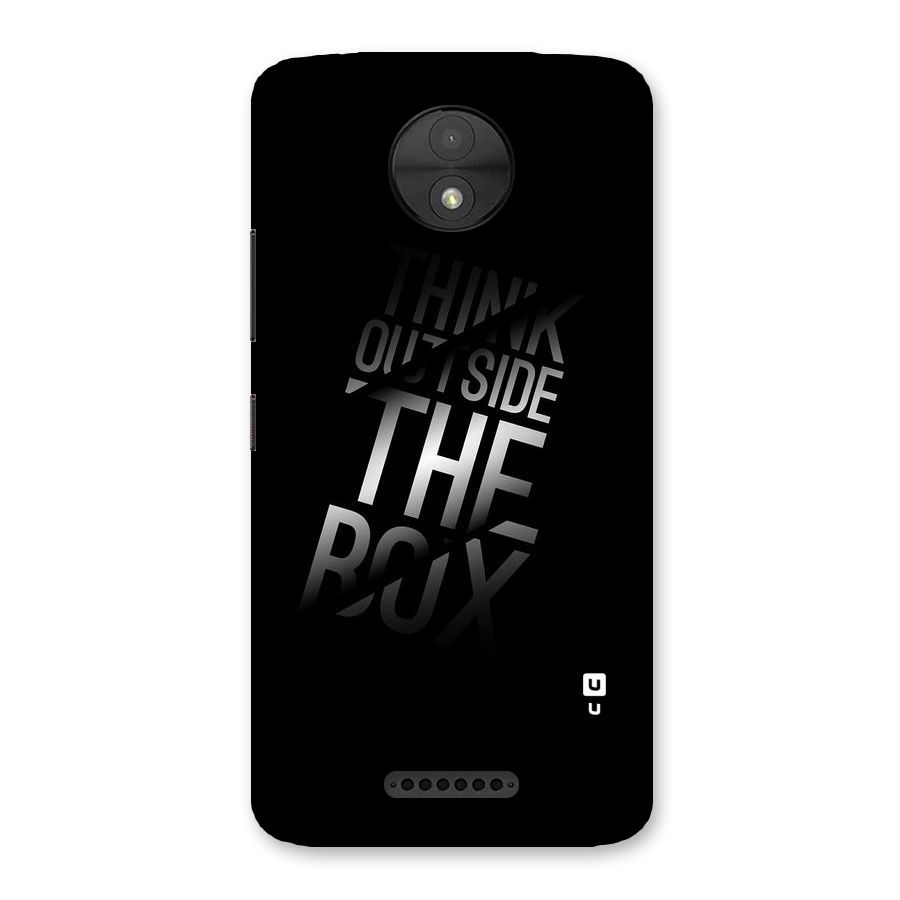 Outside The Box Back Case for Moto C