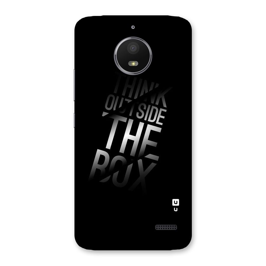 Outside The Box Back Case for Moto E4