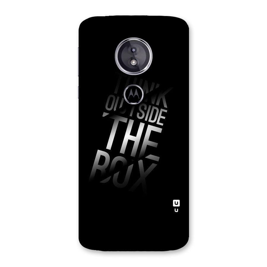 Outside The Box Back Case for Moto E5
