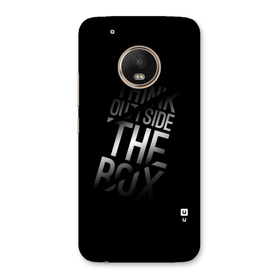 Outside The Box Back Case for Moto G5 Plus