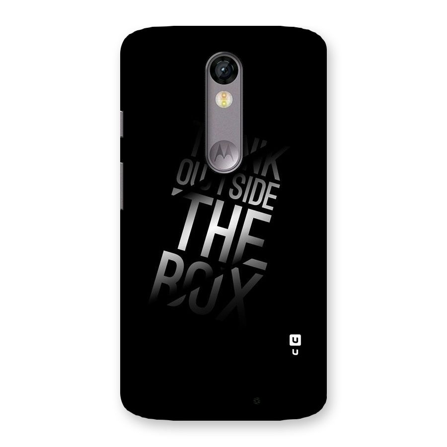 Outside The Box Back Case for Moto X Force