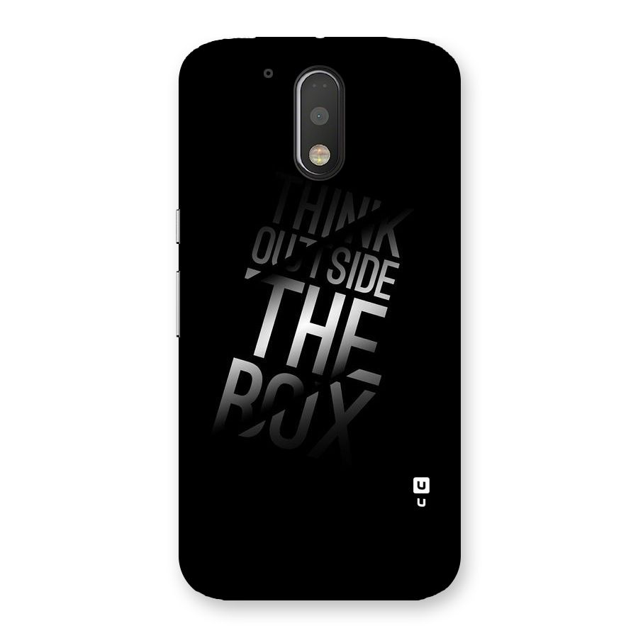 Outside The Box Back Case for Motorola Moto G4