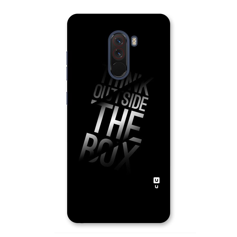 Outside The Box Back Case for Poco F1
