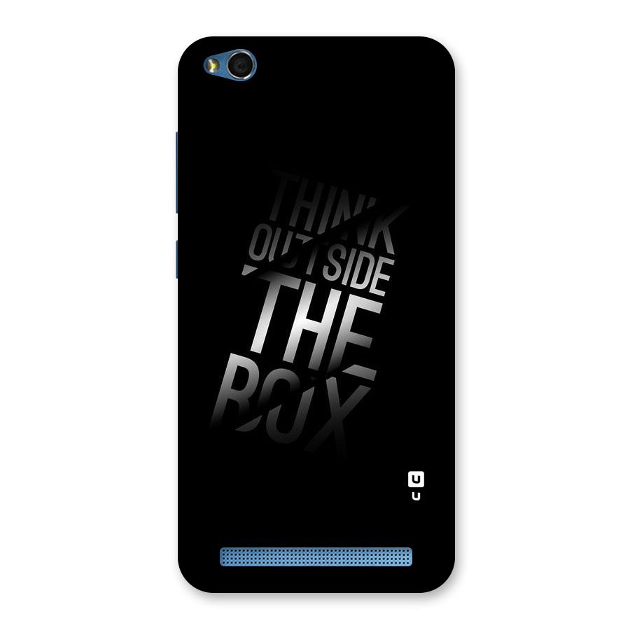 Outside The Box Back Case for Redmi 5A
