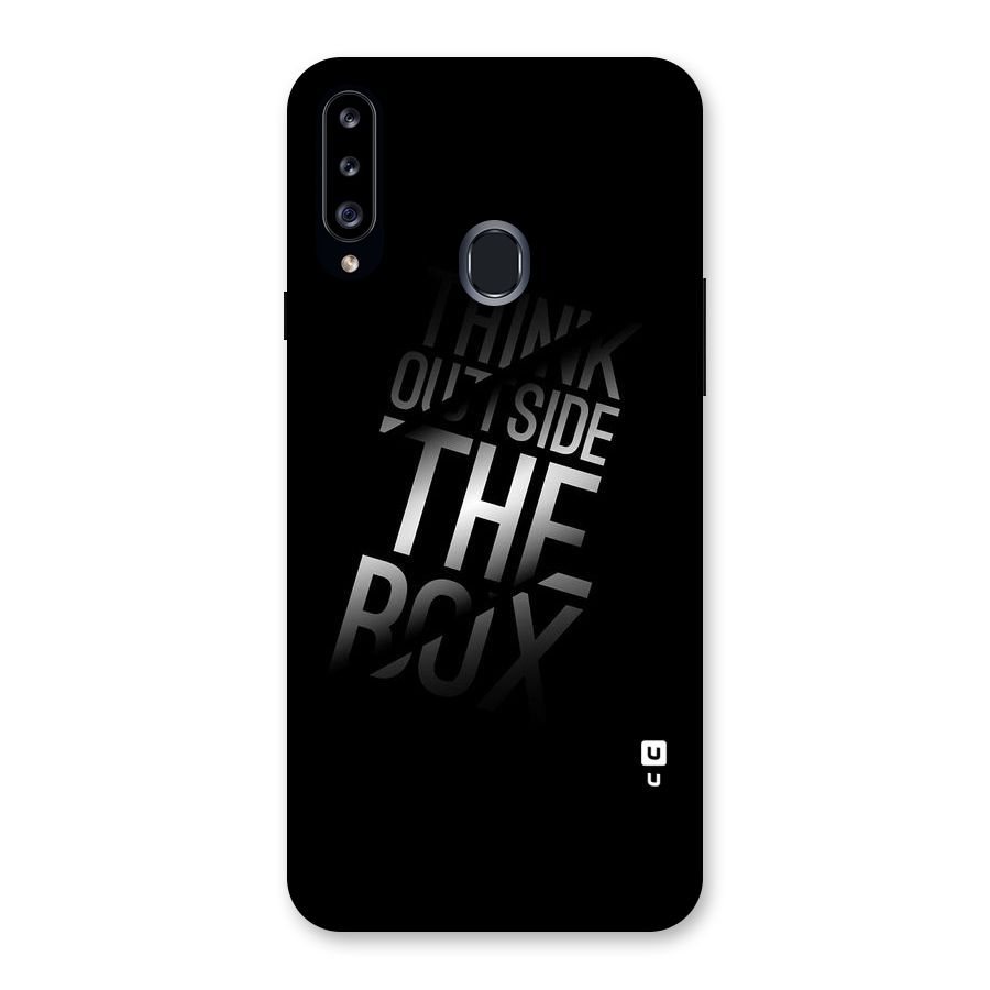Outside The Box Back Case for Samsung Galaxy A20s