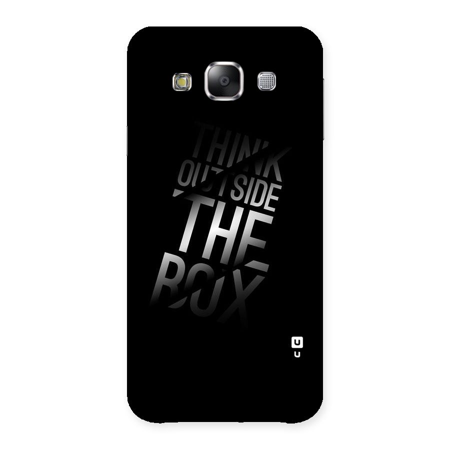 Outside The Box Back Case for Samsung Galaxy E5