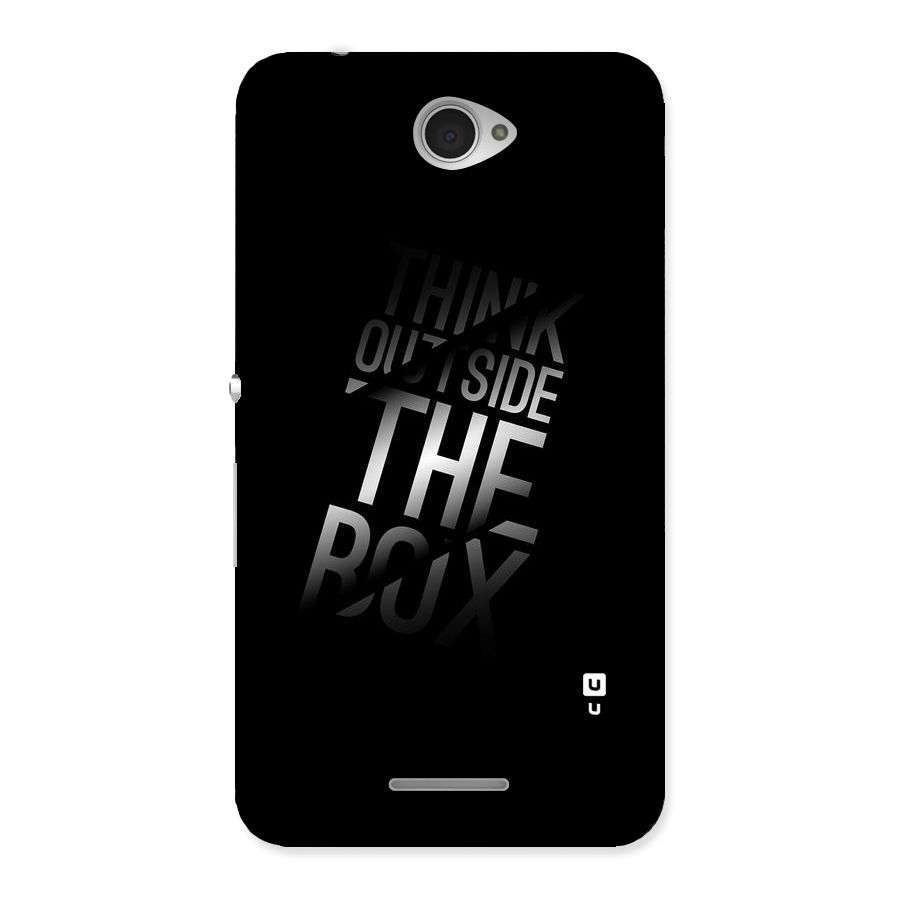 Outside The Box Back Case for Sony Xperia E4