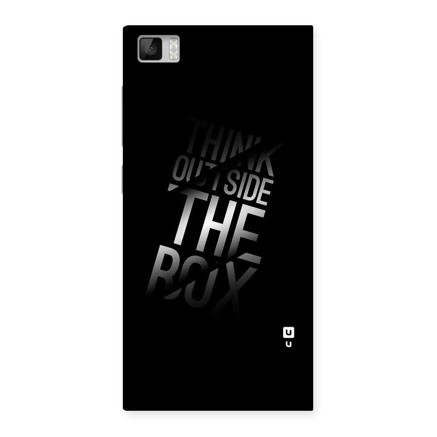 Outside The Box Back Case for Xiaomi Mi3