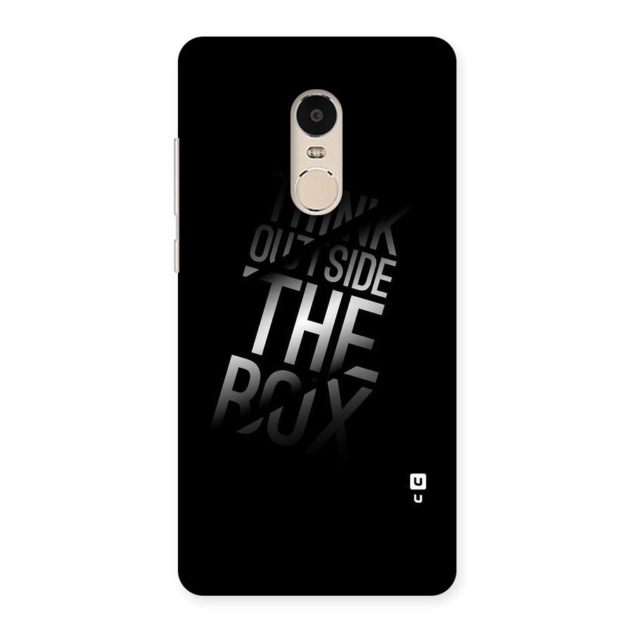 Outside The Box Back Case for Xiaomi Redmi Note 4