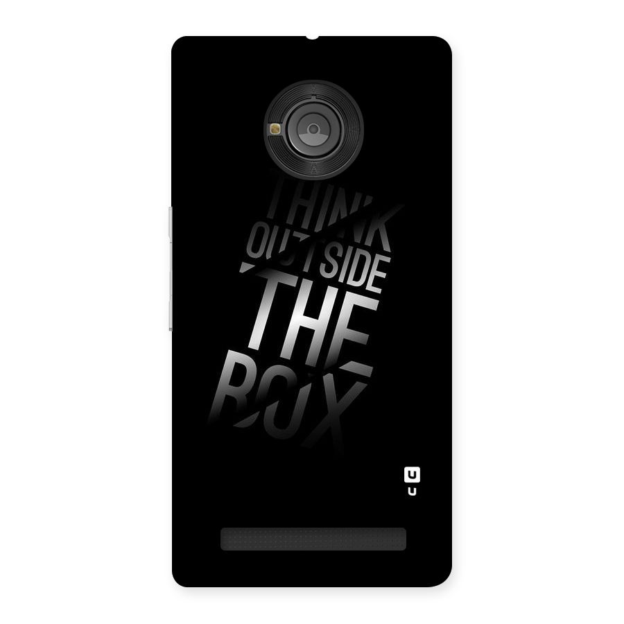 Outside The Box Back Case for Yu Yunique