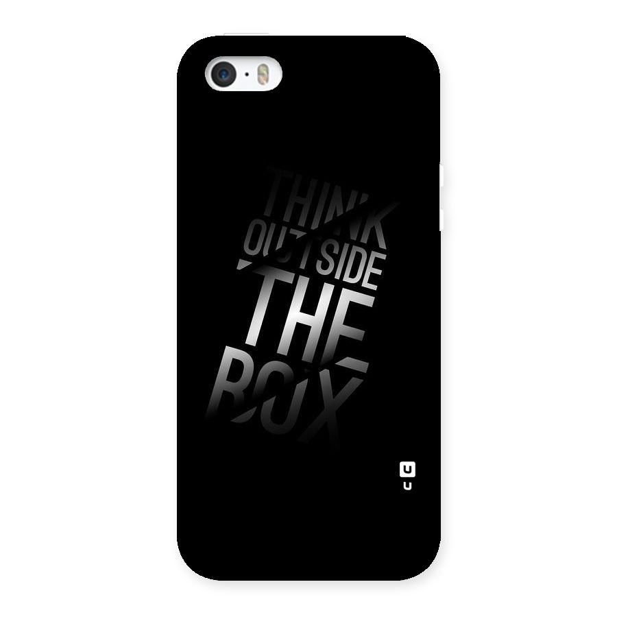 Outside The Box Back Case for iPhone SE