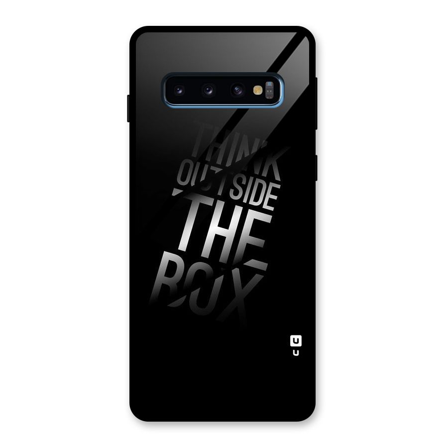 Outside The Box Glass Back Case for Galaxy S10