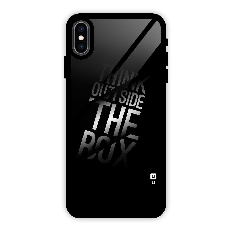 Outside The Box Glass Back Case for iPhone XS Max