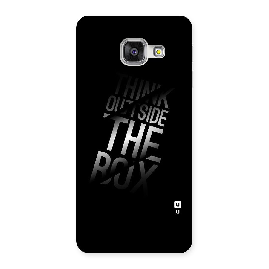 Outside The Box Thinking Back Case for Galaxy A3 2016
