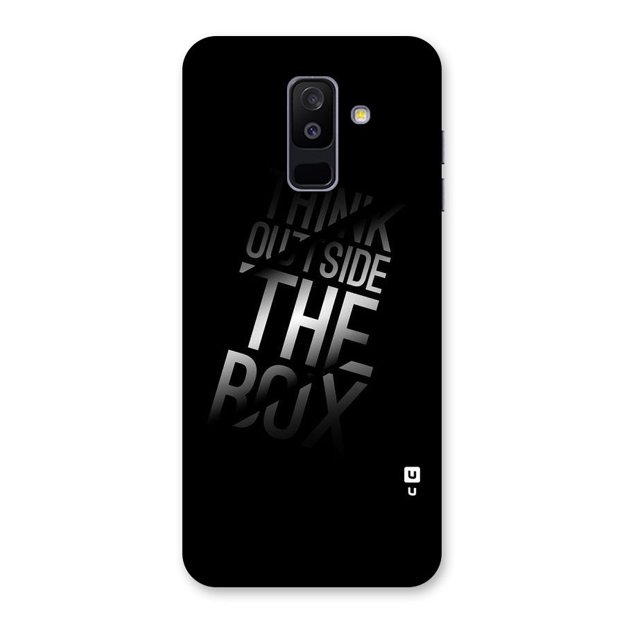 Outside The Box Thinking Back Case for Galaxy A6 Plus