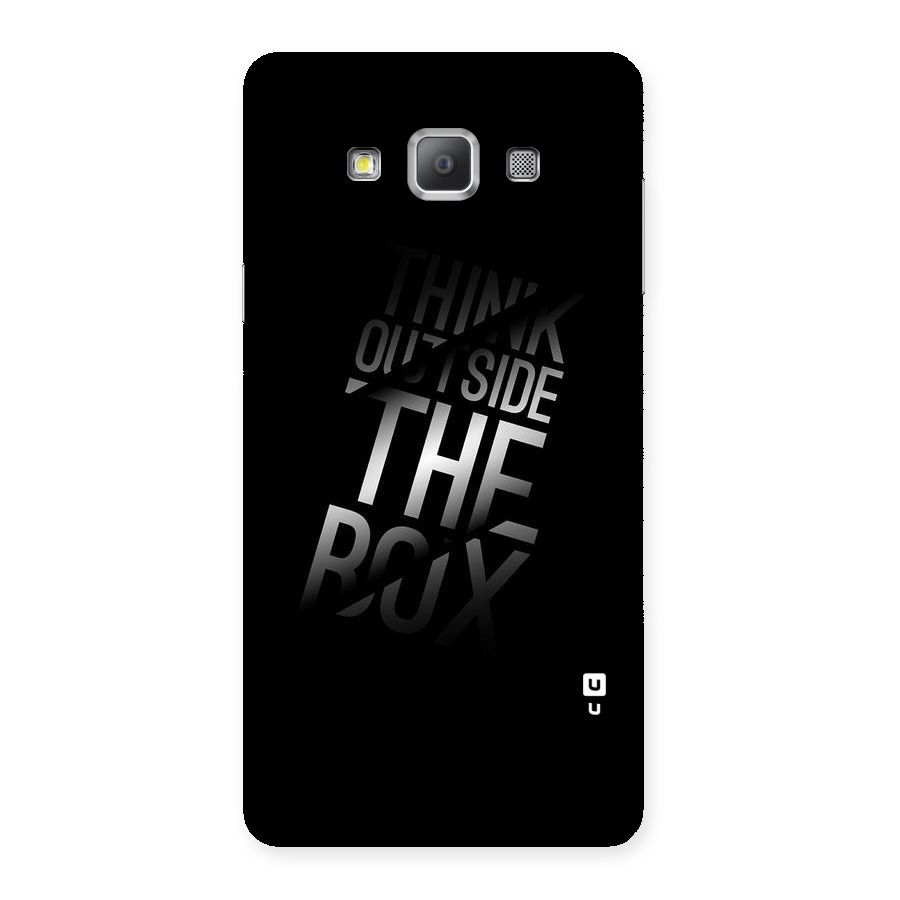 Outside The Box Thinking Back Case for Galaxy A7