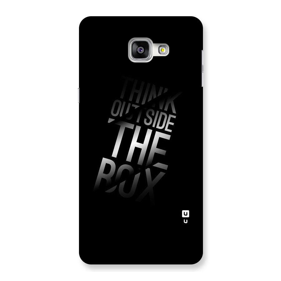 Outside The Box Thinking Back Case for Galaxy A9