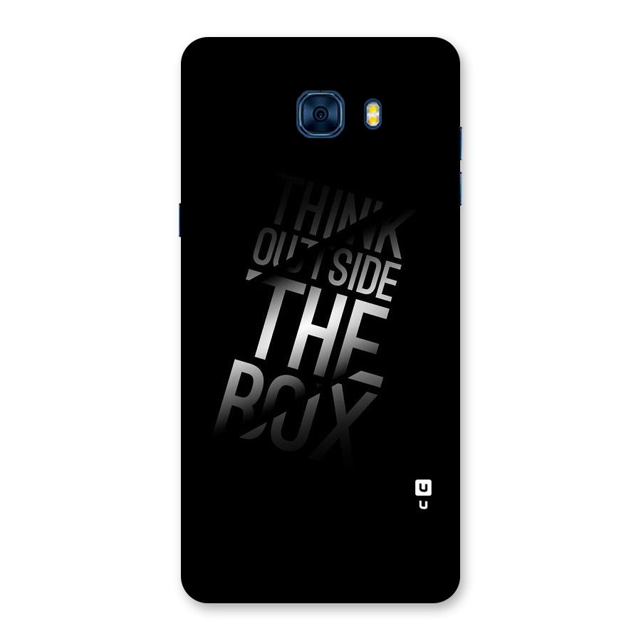 Outside The Box Thinking Back Case for Galaxy C7 Pro