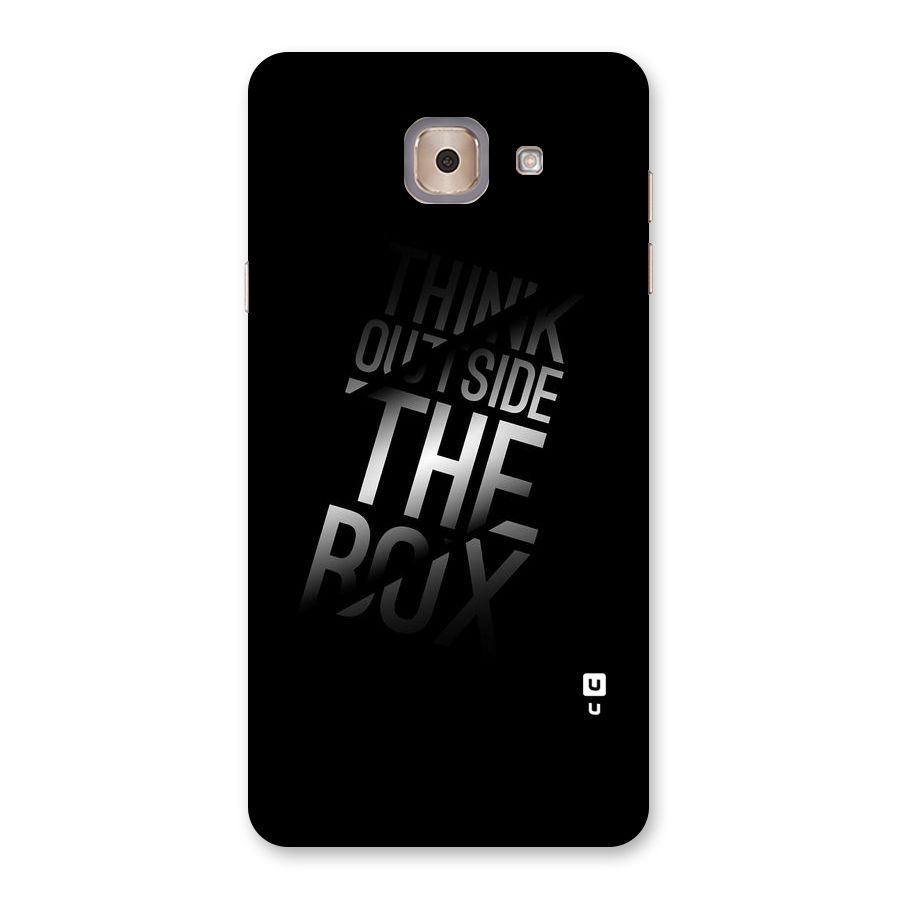 Outside The Box Thinking Back Case for Galaxy J7 Max