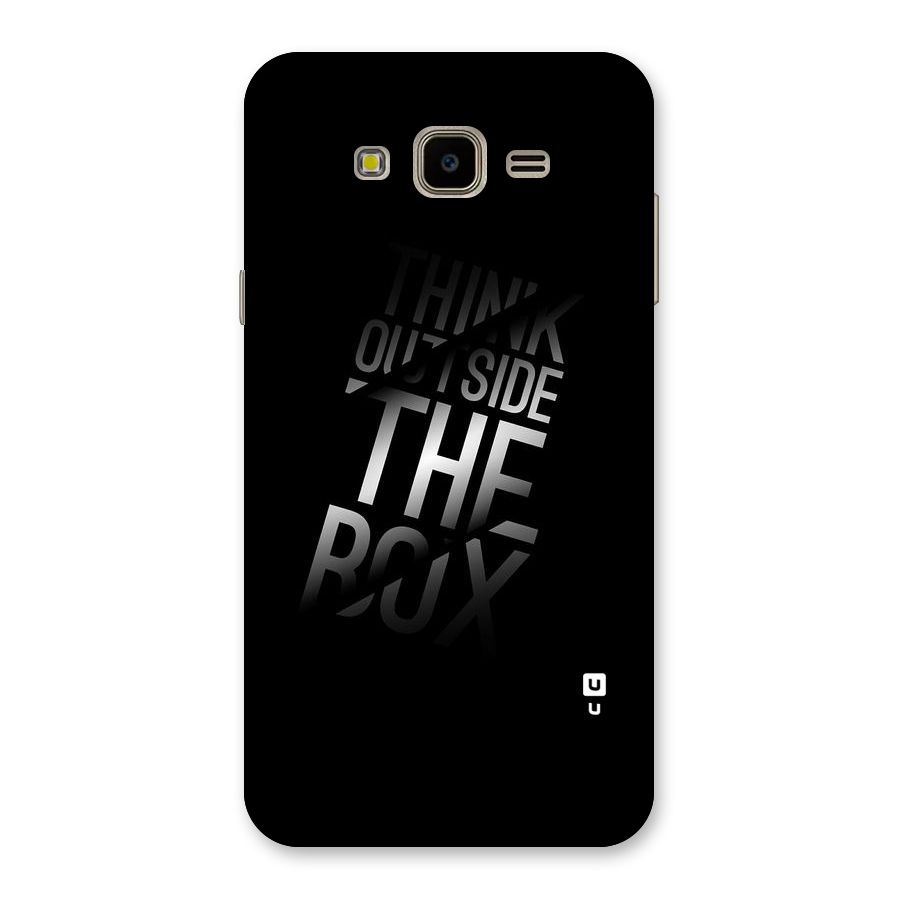 Outside The Box Thinking Back Case for Galaxy J7 Nxt