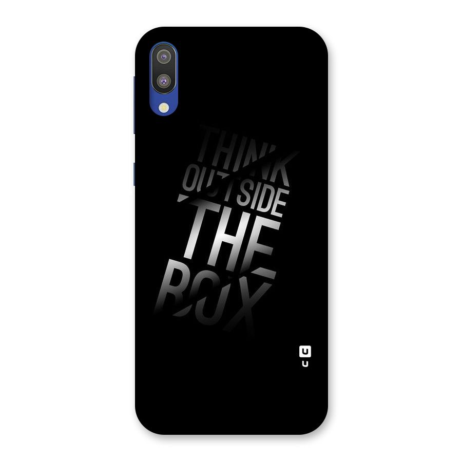 Outside The Box Thinking Back Case for Galaxy M10