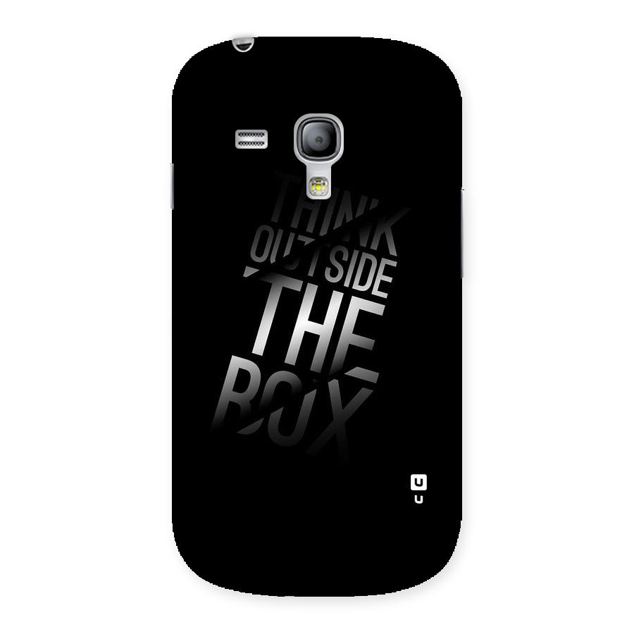 Outside The Box Thinking Back Case for Galaxy S3 Mini