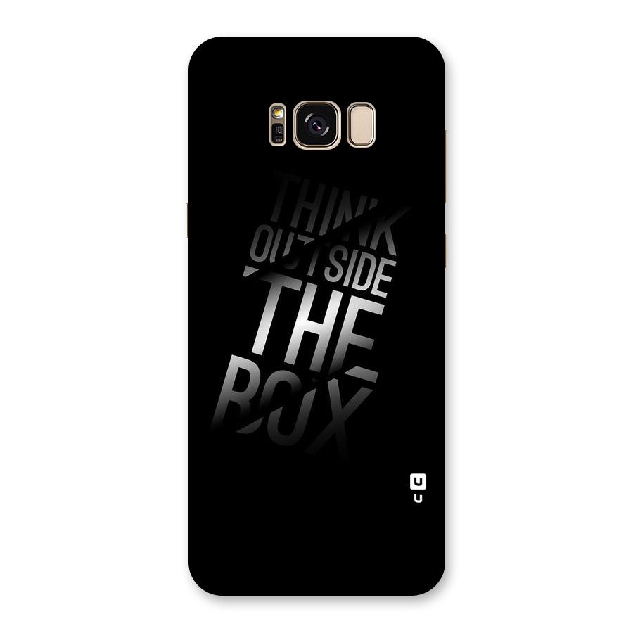 Outside The Box Thinking Back Case for Galaxy S8 Plus