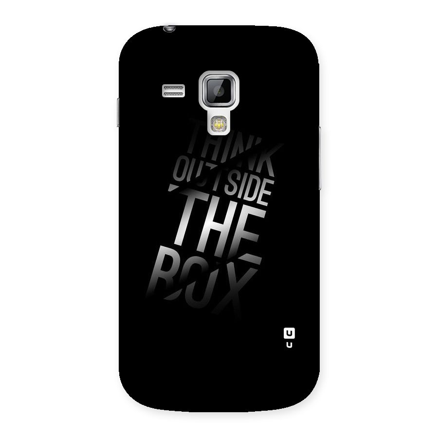 Outside The Box Thinking Back Case for Galaxy S Duos