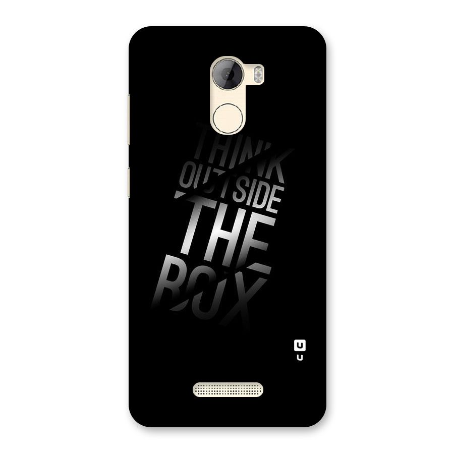 Outside The Box Thinking Back Case for Gionee A1 LIte