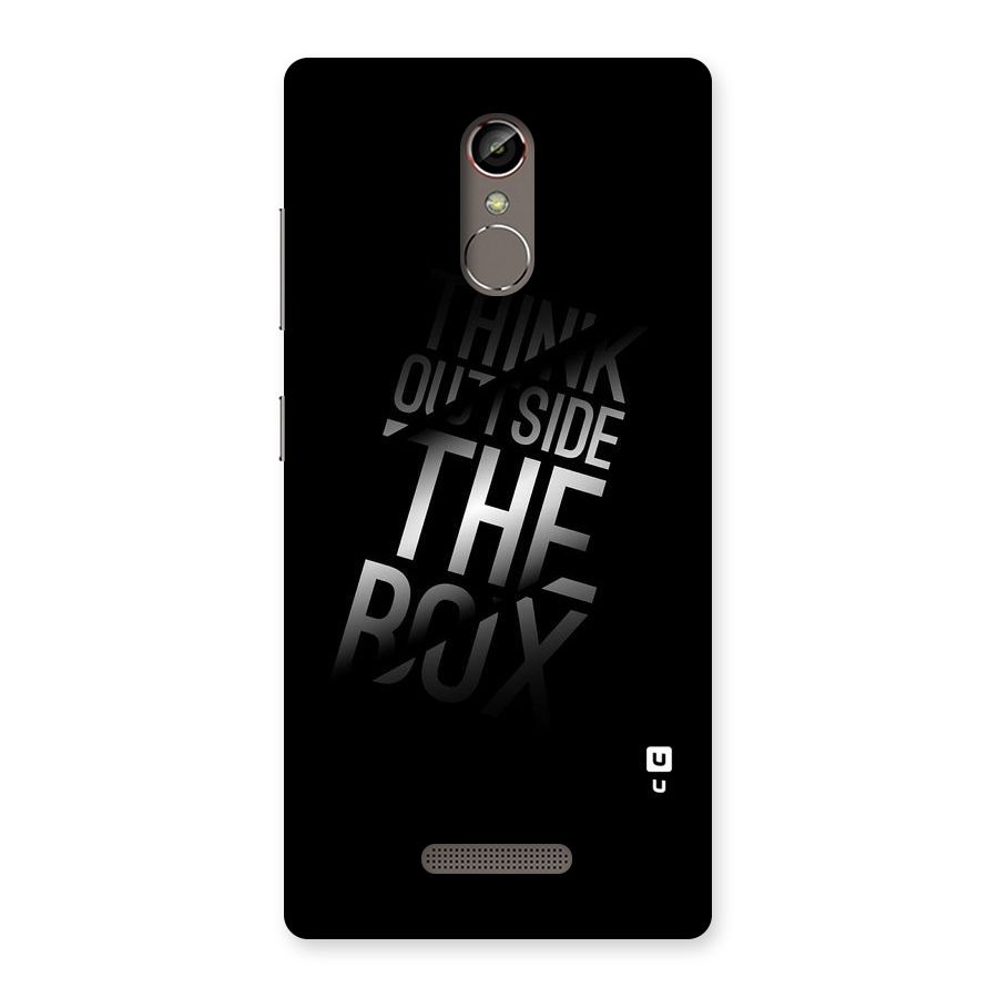 Outside The Box Thinking Back Case for Gionee S6s