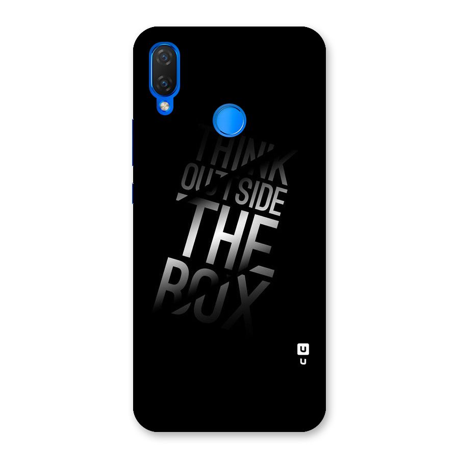 Outside The Box Thinking Back Case for Huawei P Smart+