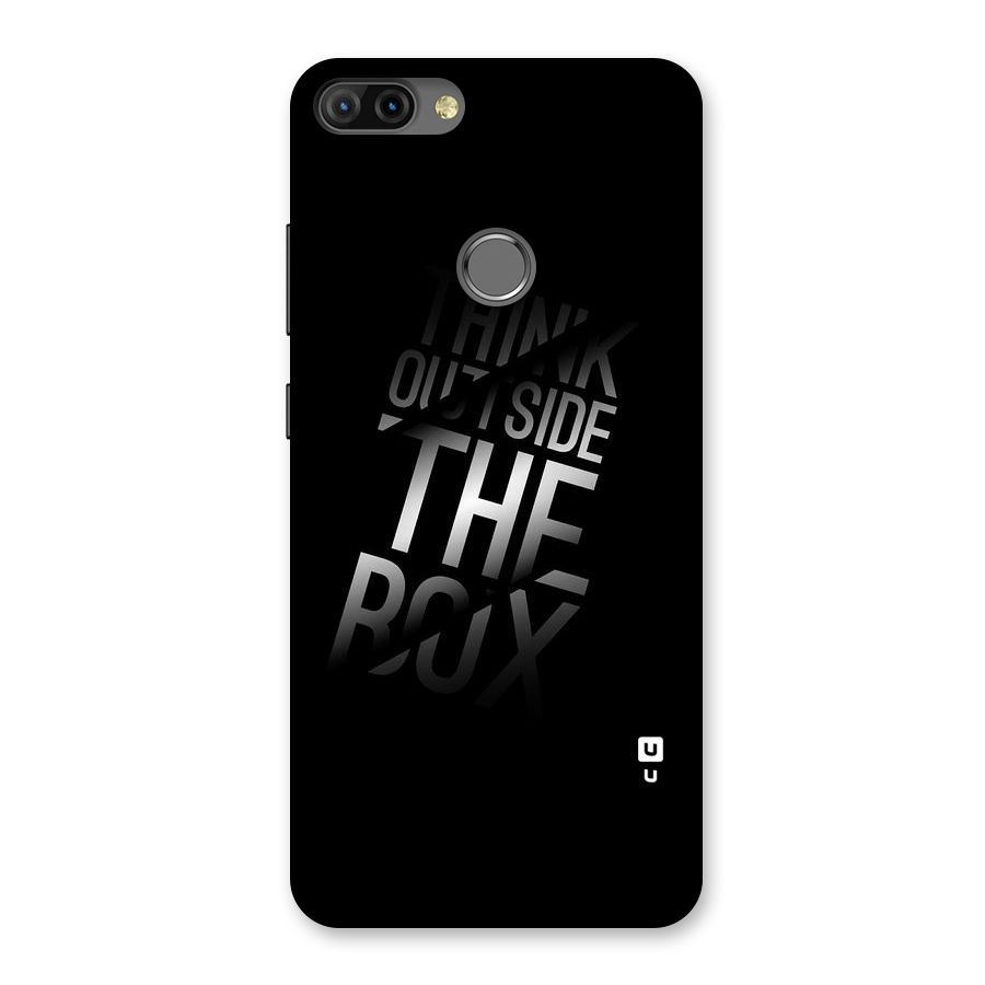Outside The Box Thinking Back Case for Infinix Hot 6 Pro