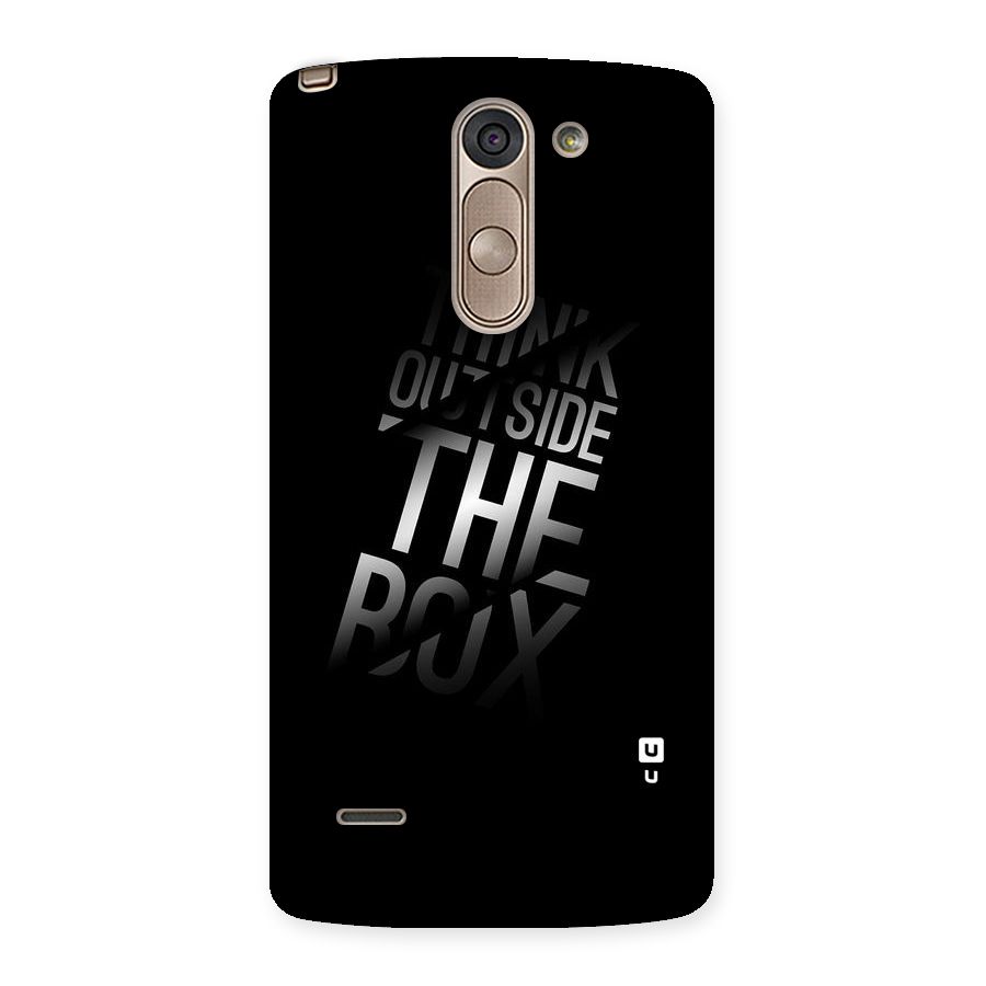 Outside The Box Thinking Back Case for LG G3 Stylus