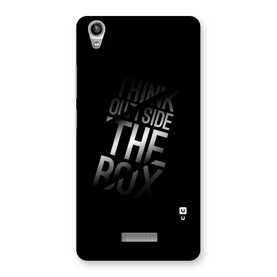 Outside The Box Thinking Back Case for Lava-Pixel-V1
